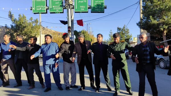 اجتماع باشکوه فاطمیون در شهرستان مارگون