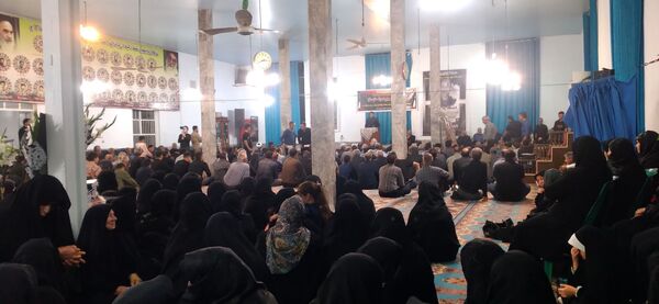 وداع با پیکر جانباز شهید حاج منوچهر بخشنده