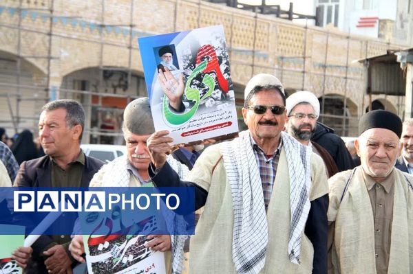 تجدید بیعت مردم بهبهان با انقلاب اسلامی در حماسه ۹ دی