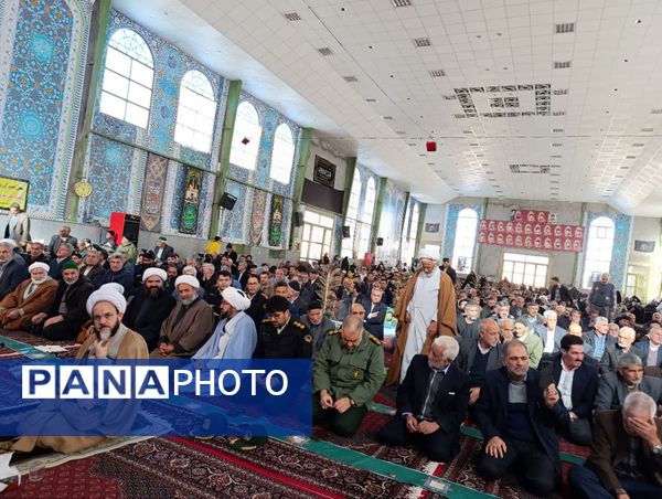 نماز عبادی سیاسی جمعه در روستای مزده خلیل آباد 