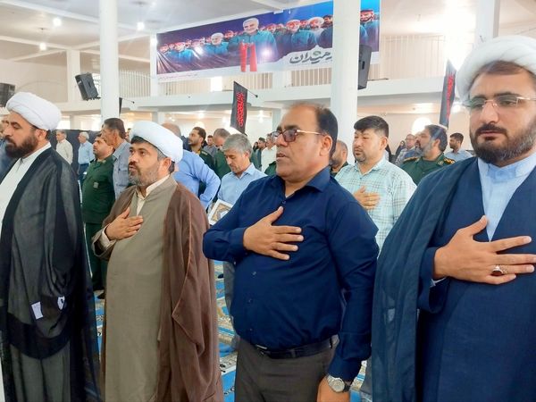 مراسم اولین سالگرد عروج شهدای خدمت