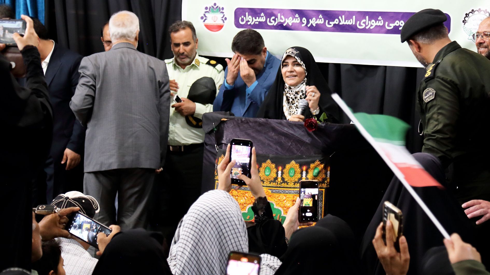 اجتماع بزرگ شیروانی‌ها در محکومیت جنایات صهیونسیتها با سخنرانی «سحر امامی»