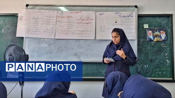 آموزش حفاظت از منابع طبیعی در دبیرستان حضرت زهرا (س) اشتهارد