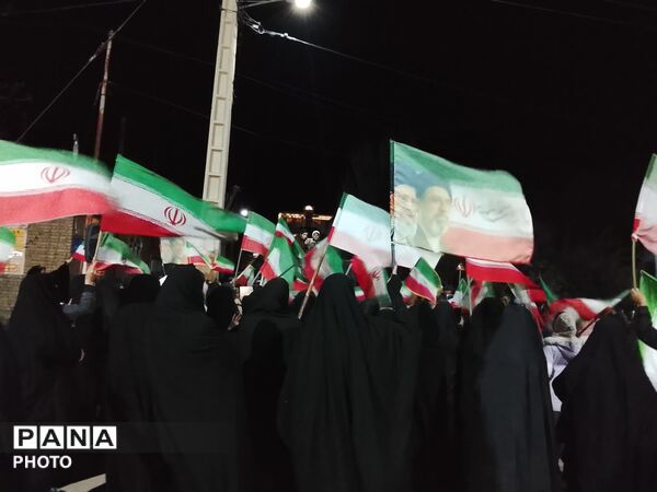 تجمعات شبانه با حضور مردمان غیور شهر بار