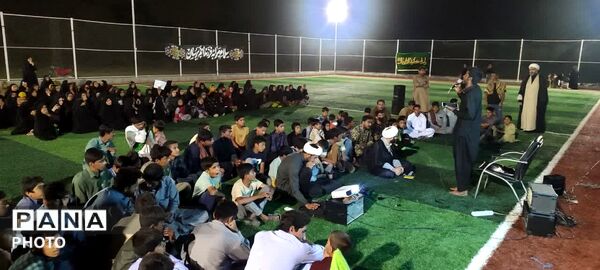 مراسم سوگواری رهبر شهید امام قائد در روستای زیارت پیرکرکان قلعه‌گنج 
