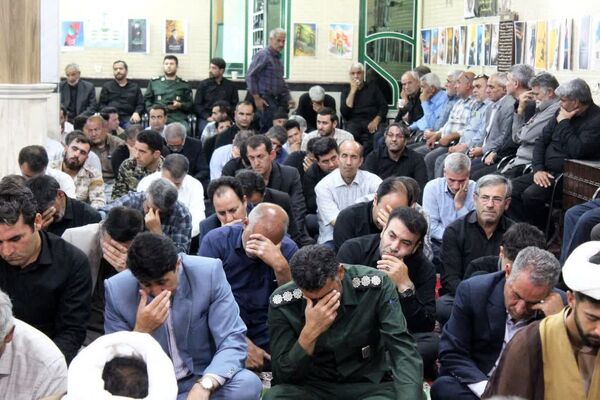 ادای احترام به حماسه‌سازان مقاومت؛ مراسم چهلم شهدای جنگ ۱۲ روزه در ملکان