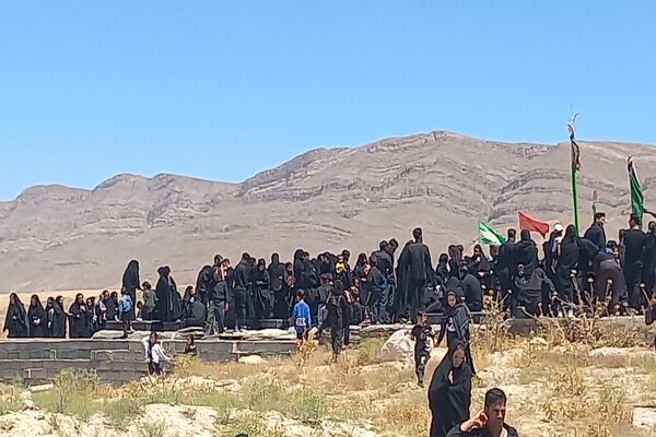 مراسم گرامیداشت تاسوعای حسینی در روستای گزکوه 