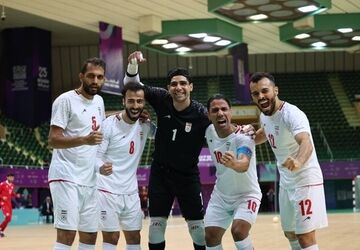 پیروزی پرگل تیم ملی فوتسال ایران مقابل تاجیکستان‌