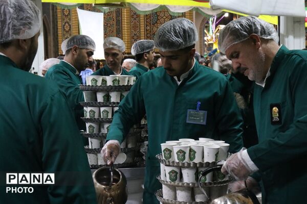 شام ولادت علی ابن موسی‌الرضا، در حریم رضوی