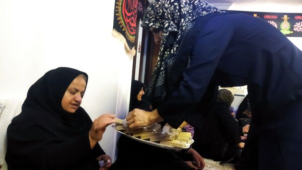 بر پایی روضه خانگی در قائمشهر