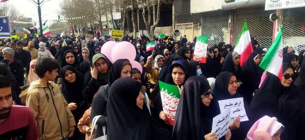  راهپیمایی بیست و دو بهمن در کاشمر