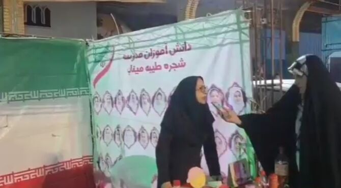 غرفه آموزشی و خدماتی انجمن محیط‌زیست در خوزستان