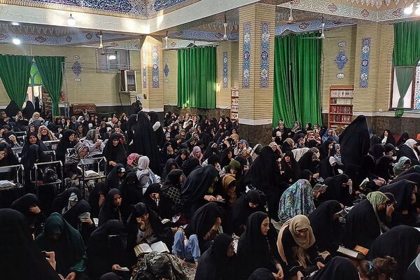 مراسم روز عرفه در مسجد صاحب‌الزمان(عج) و امام‌زاده سید فتح‌الله ورامین