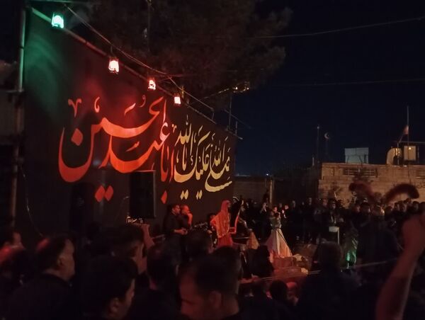 شبیه خوانی عصر عاشورا در روستای فدافن