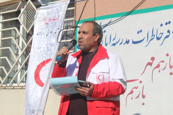 مانور سراسری زلزله در دبیرستان شهید باهنر گلوگاه
