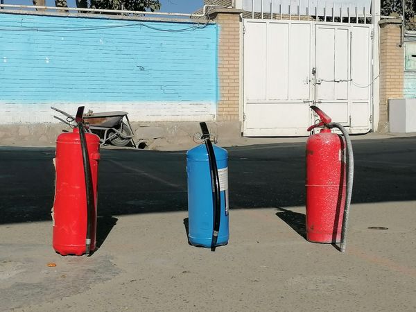 آموزش اطفاء حریق در مدرسه ناهید نخودی