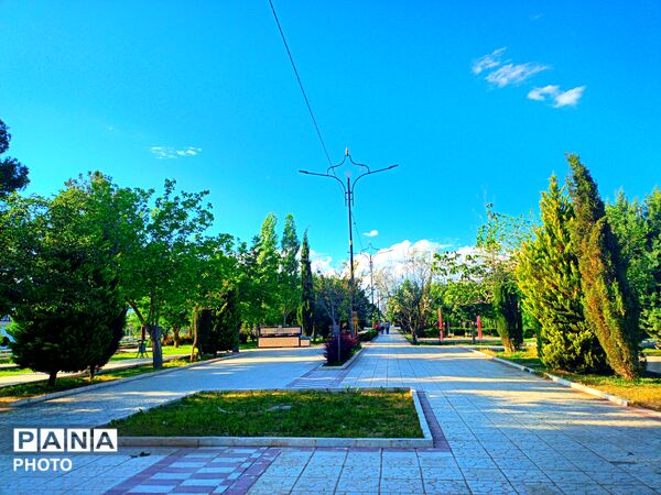  بزرگترین پارک خطی شرق کشور سرسبز تر از همیشه