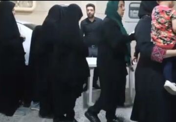 عزاداری در هیئت سیدالشهدا واقع در محله فلاحی مشهد