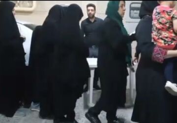 عزاداری در هیئت سیدالشهدا واقع در محله فلاحی مشهد