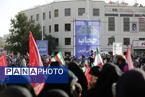 حمایت مردم مشهد از طرح حجاب و عفاف «نور»