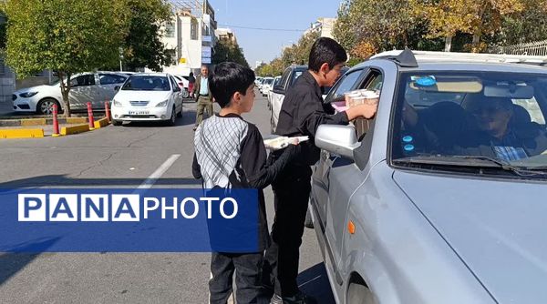 برپایی موکب دهه فاطمیه در اداره‌کل آموزش و پرورش استان فارس