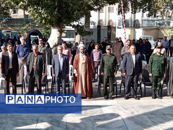 اعزام دانش‌آموزان گروه سرود سفینة النجاة نیشابور به پیاده‌روی اربعین حسینی 