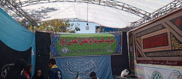 برپایی موکب سازمان دانش‌آموزی شهرستان فاروج