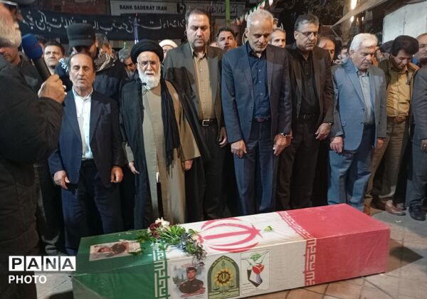 مراسم تشیع پیکر مطهر شهید رضا روزگرد