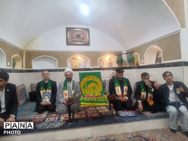 بازدید خادمین حرم رضوی از زورخانه علی‌بن‌ابی‌طالب مروست