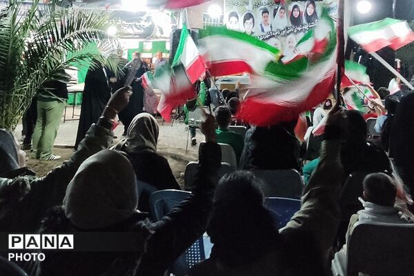 سوگواره چهلمین روز شهادت دانش آموزان ناحیه دو شهرری و مدرسه شجره طیبه در میدان نماز شهرری 