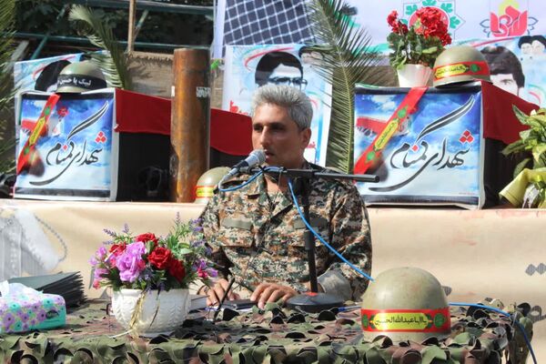 آیین رونمایی از المان سرداران و شهدای گلوگاه 
