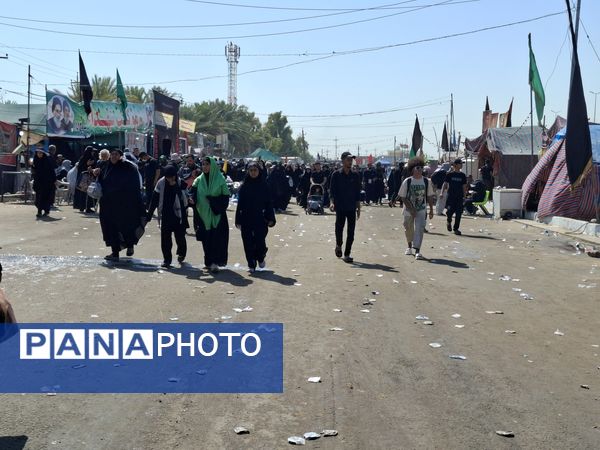 پیاده‌روی اربعین حسینی در کشور عراق 
