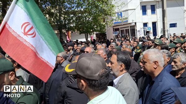 مراسم تشییع پیکر پاک سرهنگ پاسدار شهید حمید محمدی