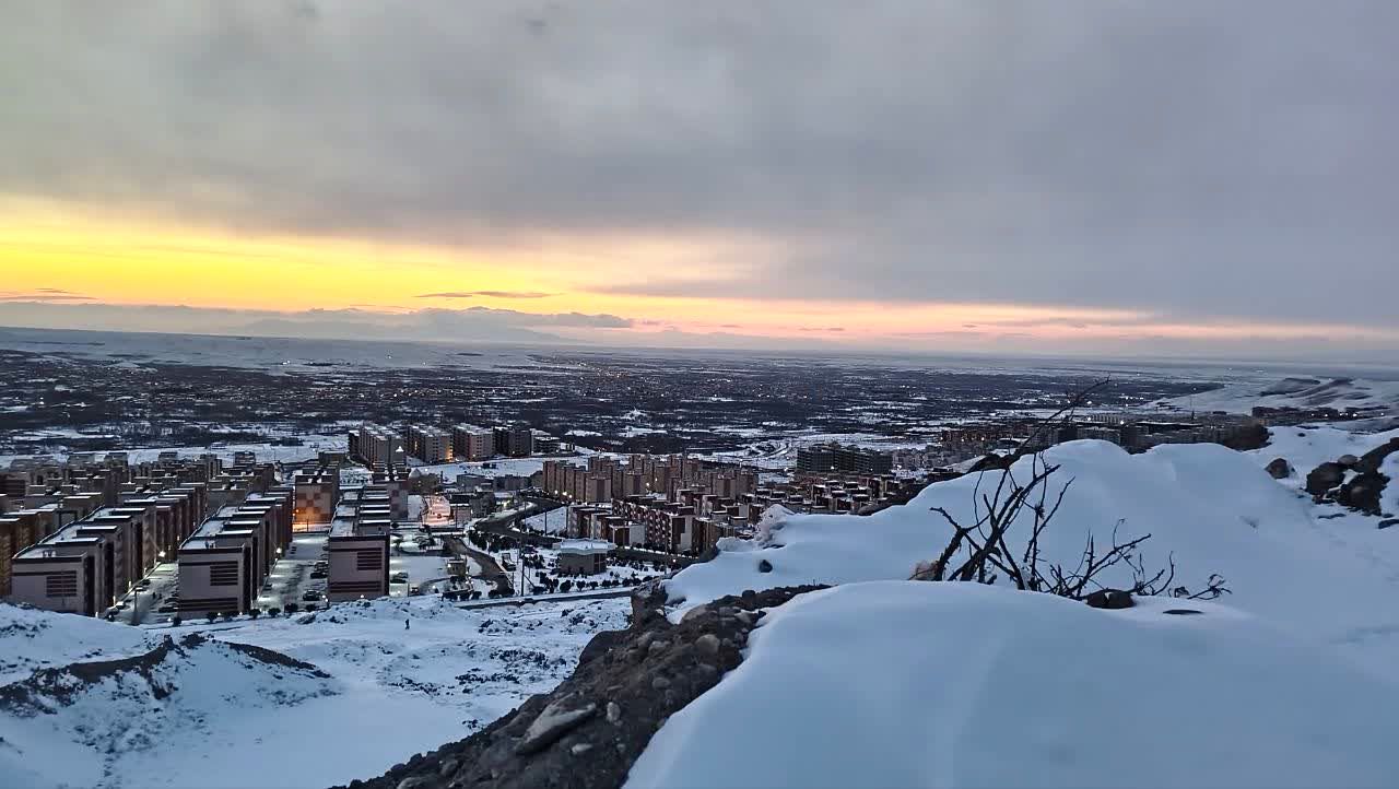 روزهای برفی زیبا در اسکو 