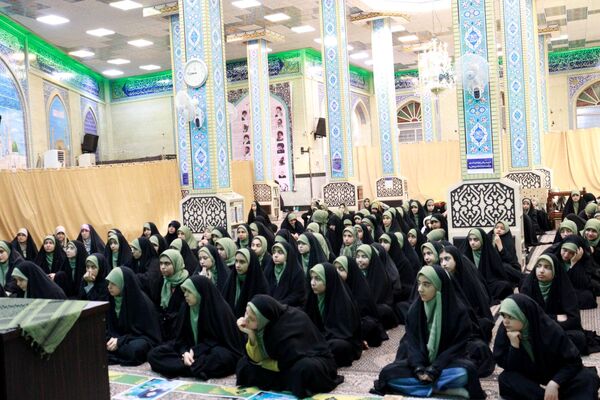 مراسم اعتکاف در مسجد ابوذر منطقه ۱۴ تهران 