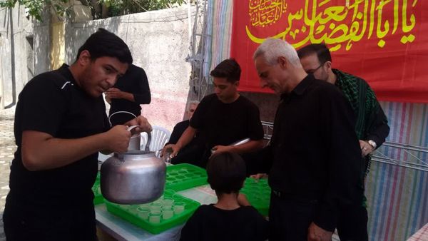 کاروان حسینی کربلای ایران در روستای علوی کاشان
