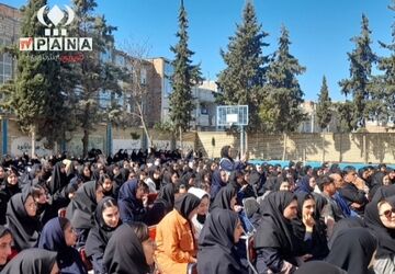 نواخته شدن زنگ آغاز سال تحصیلی جدید در شهرستان مرزی پارس آباد