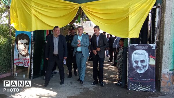 آیین بازگشایی مدارس و افتتاح طرح‌های ورزشی در جلگه رخ  