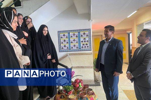 حضور و بازدید مسئولان آموزش‌وپرورش از اردوی مطالعاتی نوروزی دبیرستان نمونه سمیه شهرستان پیشوا
