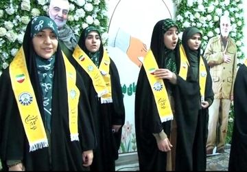 اعتکاف دختران حاج قاسم با استقبال پرشور نوجوانان