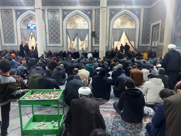 مراسم احیاء سومین شب قدر در حرم حضرت معصومه(س)