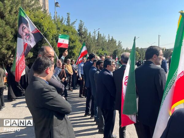 تجمع بزرگ اساتید جان فدای  دانشگاه های مشهد 