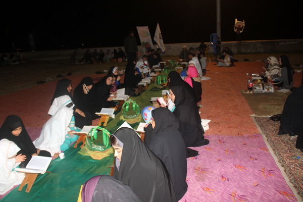 ضیافت افطاری به میزبانی دبستان امید انقلاب ( شاهد دختران ) در پارک صدف بوشهر 