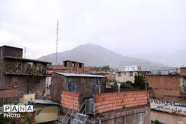 باران بهشتی، رنگین کمان زیبا و نسیم باطراوت بهاری هدیه اردیبهشت ماه در شهر بار