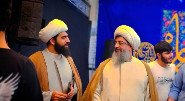 مراسم اعتکاف دانش‌آموزی در اولین روز اعتکاف در ساوجبلاغ