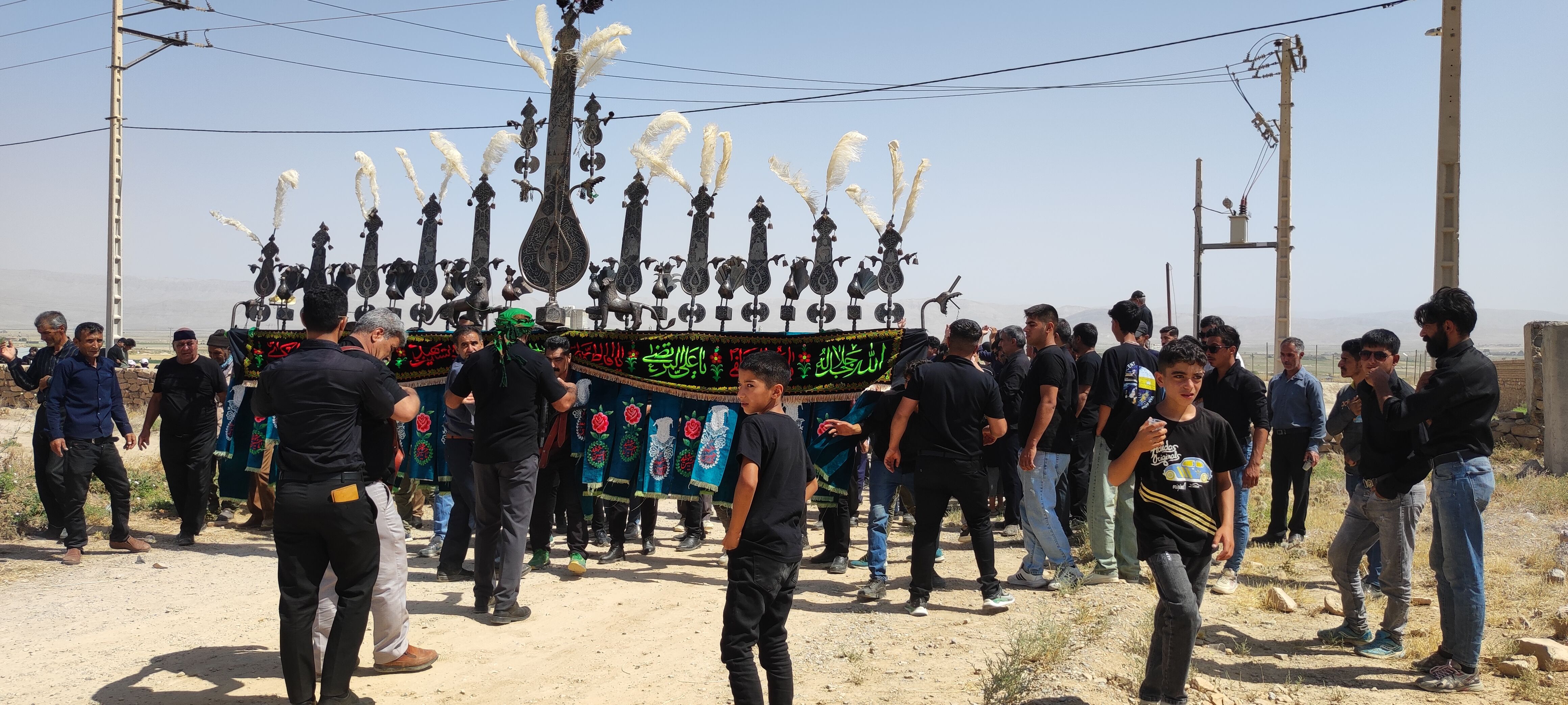 عاشورای حسینی در روستای حسین آباد شیروان