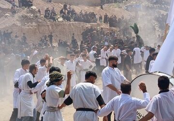 طنین نوای عاشورا در برزنون