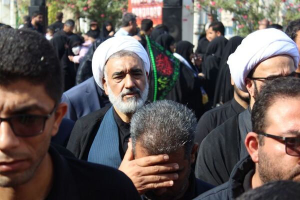 تشییع پیکر مطهره شهید گمنام در دانشگاه فرهنگیان بوشهر