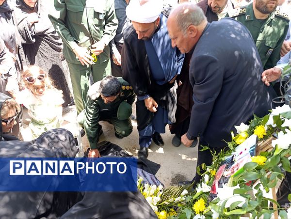 تشییع پیکر زنده یاد جناب سرهنگ حسین بیات مختاری