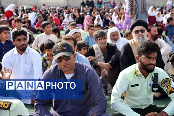 حضور پرشور شیعه و سنی دهستان رمشک در یوم‌الله ۲۲ بهمن